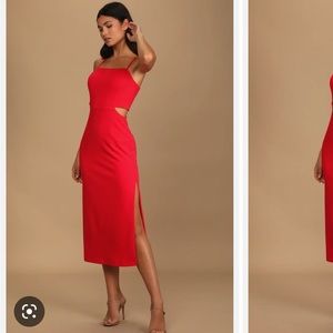 Lulus Cutout Maxi Dress